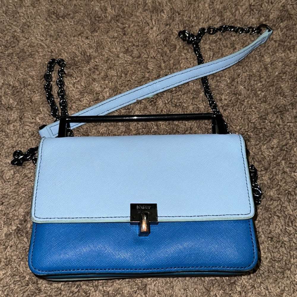 Botkier New York Small Crossbody Bag, Ink Blue Combo